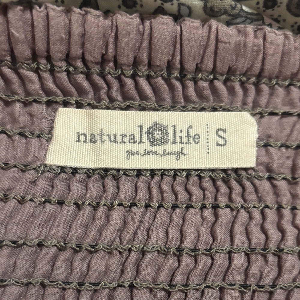 NATURAL LIFE Gray Floral Maxi Dress - Picture 6 of 7